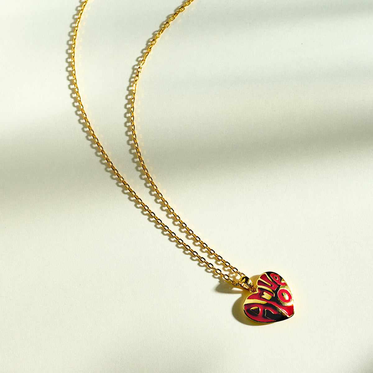 Collier "Amour Love" Plaqué Or
