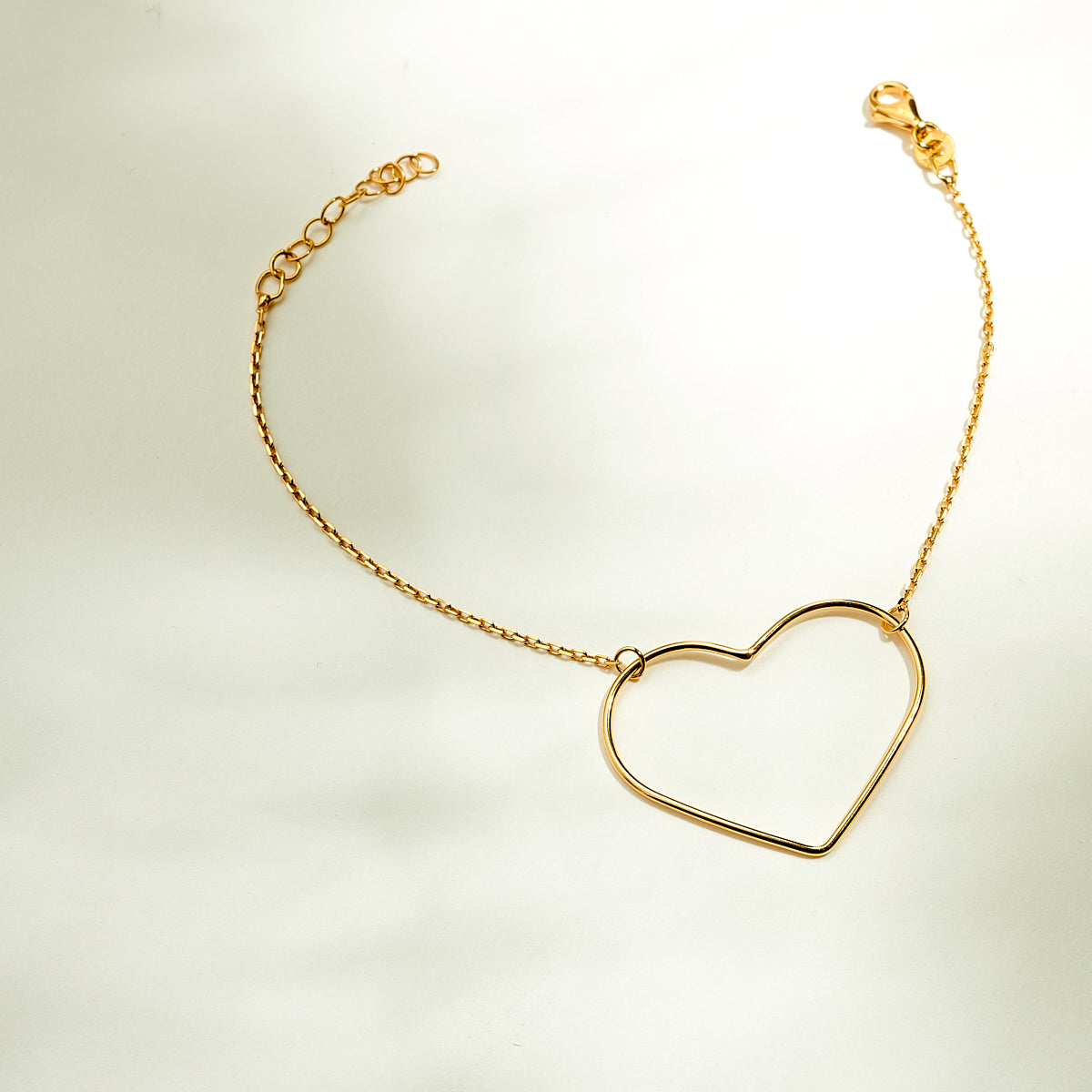 Bracelet  Coeur "Amore" plaqué Or - LES FÉLINES PARIS