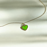 Collier Coeur coloré
