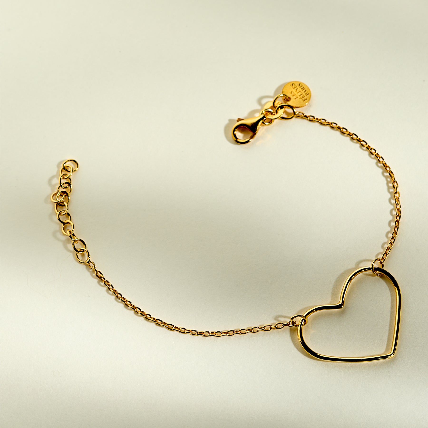 Bracelet Coeur Fille "Amore" plaqué Or