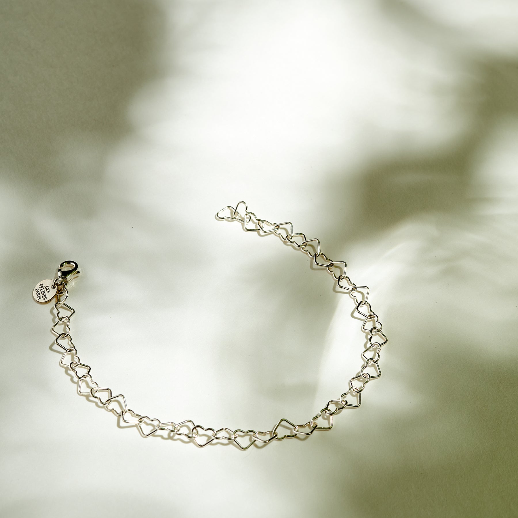 bracelet "cascade d'amour" argent - LES FÉLINES PARIS